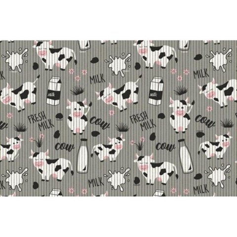 Capacho Tropical 2.0 Mu Mu Cinza 43cmx65cm 0204muc20