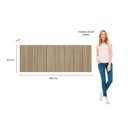 Ver imagem 5 de Cabeceira Modulada Painel para Cama Box Queen 160cm 8 Módulos Liora Marrom
