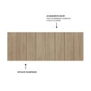 Ver imagem 2 de Cabeceira Modulada Painel para Cama Box Queen 160cm 8 Módulos Liora Marrom