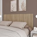 Ver imagem 1 de Cabeceira Modulada Painel para Cama Box Queen 160cm 8 Módulos Liora Marrom
