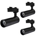 Ver imagem 1 de Kit 3 Spot Longo Led Mr16 para Trilho Eletrificado Preto 3000k Quente