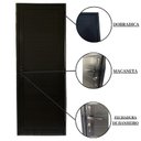 Ver imagem 4 de Porta Lambril com Maçaneta e Fechadura de Banheiro Linha Veneza 210 X 80  Abertura Direita