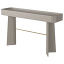 Ver imagem 4 de Aparador para Sala de Estar Orgânico Industrial Alef I03 Grigio Dourado - Lyam Decor