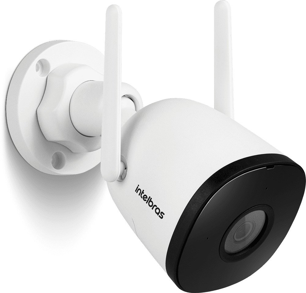 Câmera de Segurança Externa Wifi Inteligente Full Hd Intelbras IM5 Sc Mibo Com Visão Noturna Branco