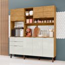 Ver imagem 1 de Cozinha Compacta Boreal 7 Portas e 2 Gavetas Espresso Móveis