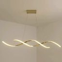 Ver imagem 6 de Lustre Luminaria Pendente Molecular 3 em 1 Dna Espiral 36w Iluminaçao Moderna Luxo Teto Cozinha Sala