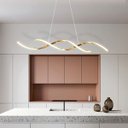Ver imagem 2 de Lustre Luminaria Pendente Molecular 3 em 1 Dna Espiral 36w Iluminaçao Moderna Luxo Teto Cozinha Sala