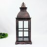 Lanterna Decorativa Marroquina Metal Envelhecido 52x19cm G - 3