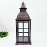 Lanterna Decorativa Marroquina Metal Envelhecido 52x19cm G - 4