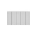 Ver imagem 3 de Cabeceira Modulada Painel para Cama Box Solteiro 100cm 5 Módulos Liora Branco