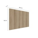 Ver imagem 4 de Cabeceira Modulada Painel para Cama Box Solteiro 100cm 5 Módulos Liora Marrom