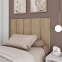 Ver imagem 1 de Cabeceira Modulada Painel para Cama Box Solteiro 100cm 5 Módulos Liora Marrom