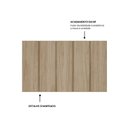 Ver imagem 2 de Cabeceira Modulada Painel para Cama Box Solteiro 100cm 5 Módulos Liora Marrom