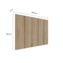 Ver imagem 4 de Cabeceira Modulada Painel para Cama Box Solteiro 100cm 5 Módulos Liora