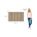 Ver imagem 5 de Cabeceira Modulada Painel para Cama Box Solteiro 100cm 5 Módulos Liora Marrom