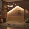 Moldura Infantil Casinha com led Casatema MadeiraOriginals - 2