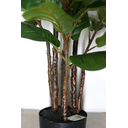 Ver imagem 3 de PLANTA ARTIFICIAL ÁRVORE LYRATA 120CM FOLHAGEM GRANDE LUXO