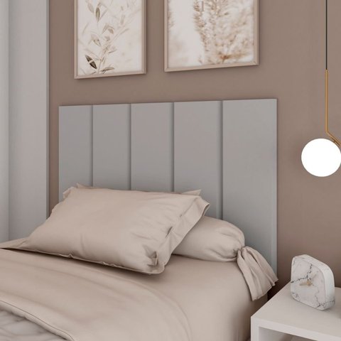 Cabeceira Liora Modulada Cama Box Solteiro 1,00m 5 Módulos