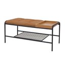 Ver imagem 1 de Banco 1m Palazzo Recamier Decorativo com Bandeja Mesa Lateral Quarto Sala