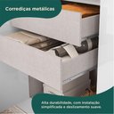 Ver imagem 4 de Guarda-Roupa Casal 6 Portas 2 Gavetas Gliese Espresso Móveis Branco