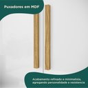 Ver mais imagens de Guarda-Roupa Casal 6 Portas 2 Gavetas Gliese Espresso Móveis Branco