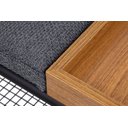 Ver imagem 3 de Banco 1m Palazzo Recamier Decorativo com Bandeja Mesa Lateral Quarto Sala