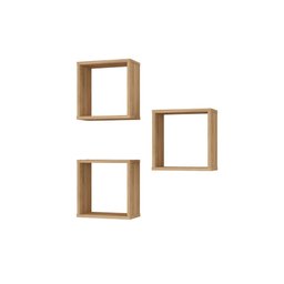Nicho Decorativo Gênova Kit com 3 Unidades Grande 30x30x15 - 3