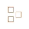 Nicho Decorativo Gênova Kit com 3 Unidades Grande 30x30x15 - 2