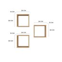 Ver imagem 4 de Nicho Decorativo Gênova Kit com 3 Unidades Grande 30x30x15