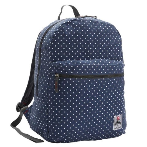 Mochila de Costas Casual Canvas Teen Bolinhas Republic Vix Marinho Mochila de Costas Casual Canvas T