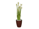 Ver imagem 1 de Planta Árvore Artificial Grass Com Flor 90 cm Kit + Vaso E. Marrom 30 cm