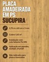 Ver imagem 7 de Placas Vinilicas Amadeiradas em Ps Sucupira 3mm 2,75CMX0,60m (1,65m²/Placa) Graddus