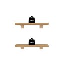 Ver imagem 6 de Kit de Prateleiras Elan 300x100x15 com Suporte Organização Decoração