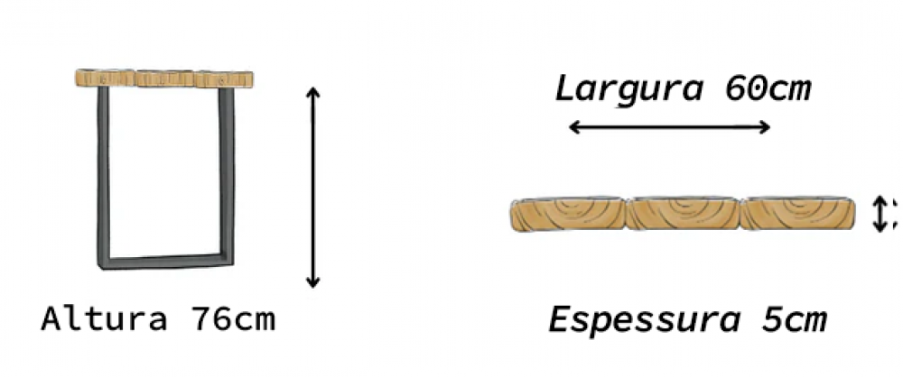 Escrivaninha Mesa para Escritório | Estrutura Retangular - 120cm - 7