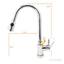 Ver imagem 2 de Torneira Misturador Monocomando Gourmet Mesa Cozinha Ducha