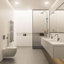 Ver imagem 2 de Painel LED Redondo Sobrepor Iluminação Uniforme Acabamento Moderno Branco Neutro Foxlux Kit 2