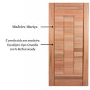 Ver imagem 3 de Folha de Porta Maciça em Eucalipto Acabamento Natural 210x82cm PM97 Cruzeiro Portas Nude