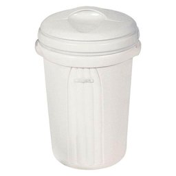 Cesto para Lixo 9 Litros com Tampa Branca - 286 - Sanremo Cesto P/lixo 9l C/tampa Branco Sanremo 286 - 1