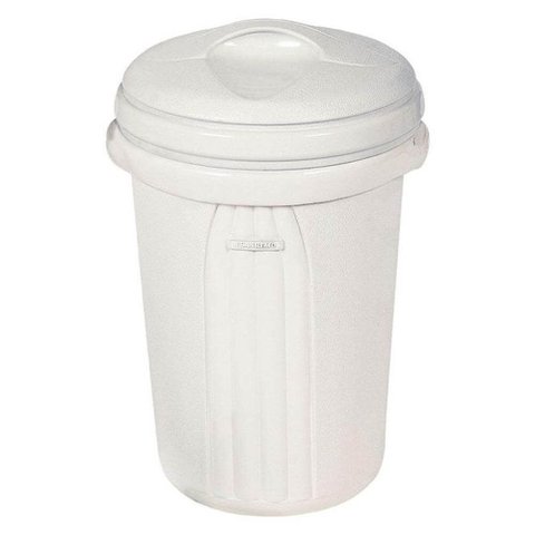 Cesto para Lixo 9 Litros com Tampa Branca - 286 - Sanremo Cesto P/lixo 9l C/tampa Branco Sanremo 286