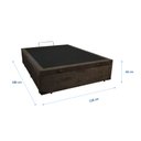 Ver imagem 3 de Cama Box Baú Casal 138 - Bello Box- Suede Marrom