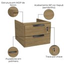 Ver imagem 3 de Gaveteiro de Mesa 2 Gavetas 37 Cm Versatil 2001a Kappesberg Itapua