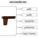 Ver imagem 7 de Pé de Madeira Cantoneira Universal P/ Móveis Kit 4 Unidades