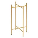 Ver imagem 4 de Mesinha Redonda Lateral Bandeja Apoio Sala Aço Dourada Collie