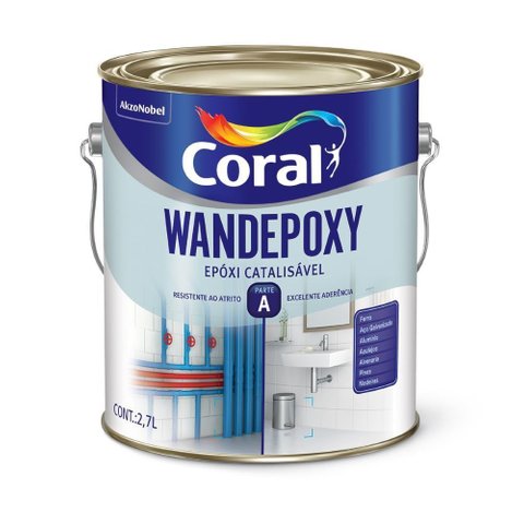 Epoxi Branco N9,5 Solv Bril Wandepoxy Coral 2541gl Epoxi Branco Componente a N9,5 Wandepox Coral 254