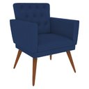 Ver imagem 2 de Kit 3 Poltronas Nina com Capitone - Azul Marinho