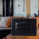 Ver imagem 4 de Interruptor Duplo Paralelo Preto P/ Moveis Sleek Margirius Cor:preta