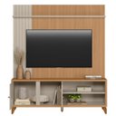 Ver imagem 4 de Estante Rack Home Painel Sala Tv 65 Pol. Jequitibá Off White