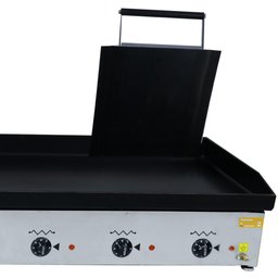 Chapa Bifeteira Elétrica 140cm Venâncio Deguste Luxo 4,76mm de Espessura com Prensa 220v Ce140- - 3