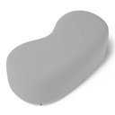 Ver imagem 6 de Kit 02 Puffs Decorativos Living Aisha Orgânico 02 Lugares Veludo Cinza Claro - Desk Design