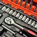 Ver imagem 5 de Kit Ferramentas Profissional 53 Peças com Soquetes Sextavados 1/4?, Catraca, Bits e Acessórios em Aç